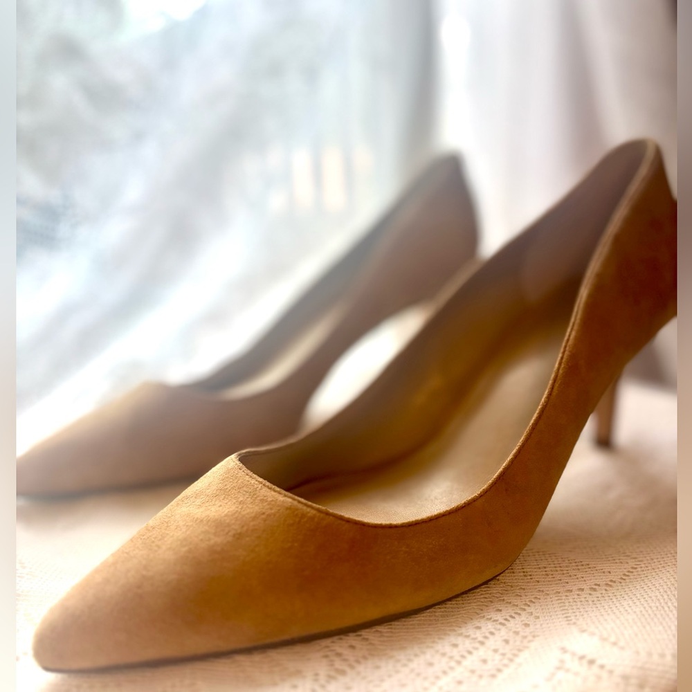 Ann Taylor Suede Heels